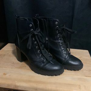 Brash black boots